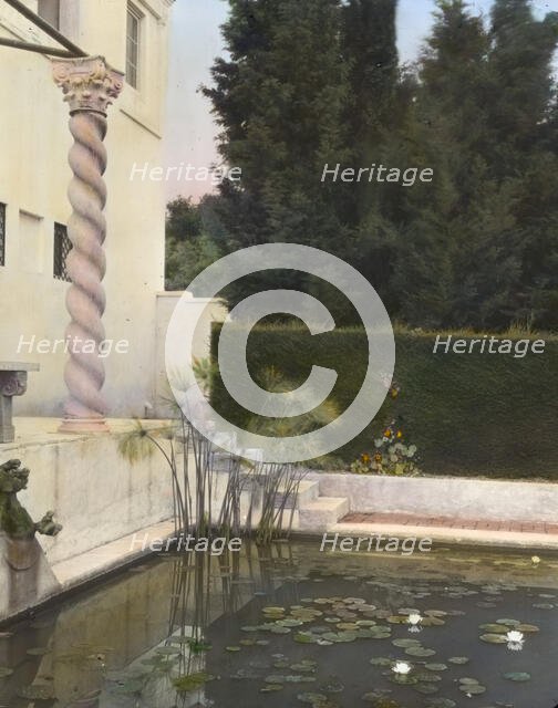 "El Fureidis," James Waldron Gillespie house, Parra Grande Lane, Montecito, California, 1917. Creator: Frances Benjamin Johnston.