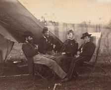 [Four Officers], ca. 1864. Creator: Alexander Gardner.