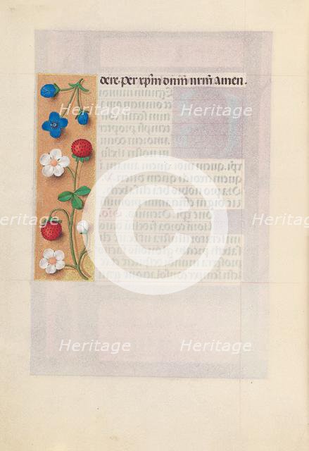 Hours of Queen Isabella the Catholic, Queen of Spain: Fol. 198v, c. 1500. Creator: Master of the First Prayerbook of Maximillian (Flemish, c. 1444-1519); Associates, and.