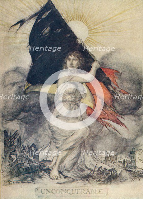 'Unconquerable', c1914, (1914). Artist: Arthur Rackham.