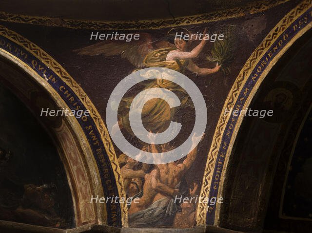 Maquette du décor de la chapelle des Morts (dite chapelle des Ames) église Notre-Dame..., c.1836. Creator: Merry Joseph Blondel.