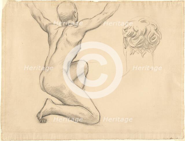 Studies for "The Unveiling of Truth", 1922-1925. Creator: John Singer Sargent.