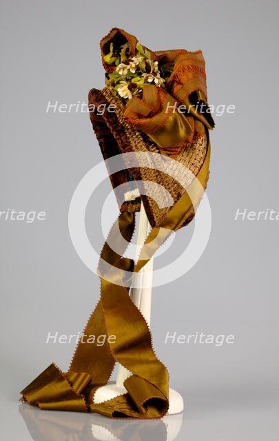 Bonnet, American, ca. 1885. Creator: Balch, Price & Company.