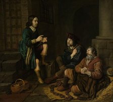 Joseph Interprets the Dreams of the Baker and the Butler, 1648. Creator: Jan Victors.