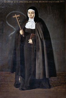 'Abbess Jerónima de la Fuente', 1620.  Artist: Diego Velázquez