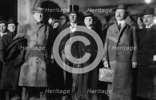 C.A.H. Friedmann, C. deVidal Hundt, C.E. Finlay, Dr. F.F. Friedmann, 1913. Creator: Bain News Service.