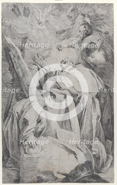 Ecstasy of the Blessed Piero Gambacorti of Pisa, ca. 1725-28. Creator: Federico Bencovich.