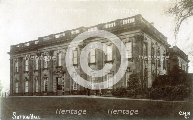 Sutton Scarsdale Hall, near Chesterfield, Derbyshire, pre-unkn1920. Artist: Unknown