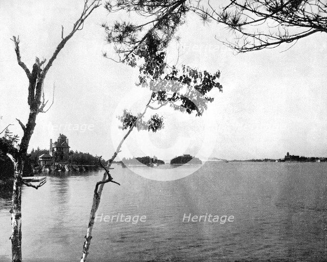'The Thousand Islands', St Lawrence River, Canada, 1893.Artist: John L Stoddard