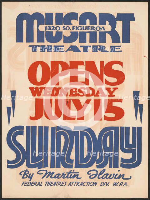 Sunday, Los Angeles, 1936. Creator: Unknown.