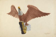 Eagle Figurehead, 1935/1942. Creator: F. W. Powell.