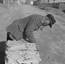 Mr. Venus Alsobrook, official salvage collector for the government, Washington, D.C., 1942. Creator: Gordon Parks.