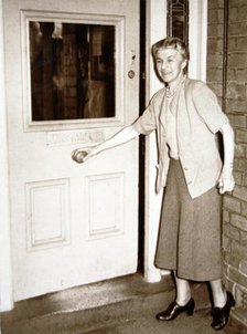 Bess Thomas, Chief Librarian Mosman Library, 1945 -1962. Creator: Unknown.