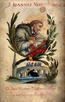 Saint John Nepomucen and his martyrdom. Creator: Unknown.