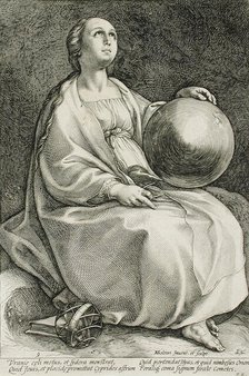 Urania, 1592. Creator: Hendrik Goltzius.