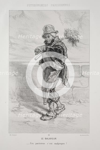 Le Balayeur. Creator: Paul Gavarni (French, 1804-1866).