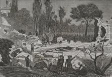 Capture of Rome, Unification of Italy, 1871. Creator: Unknown.