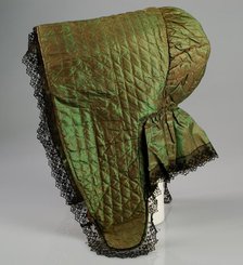 Bonnet, American, ca. 1850. Creator: Unknown.