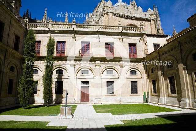The courtyard of the Old Cathedral, Salamanca, Spain, 2007. Artist: Samuel Magal