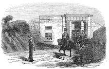 The Phoros Gate, before Sebastopol - sketched by J. A. Crowe, 1856.  Creator: J. A. Crowe.