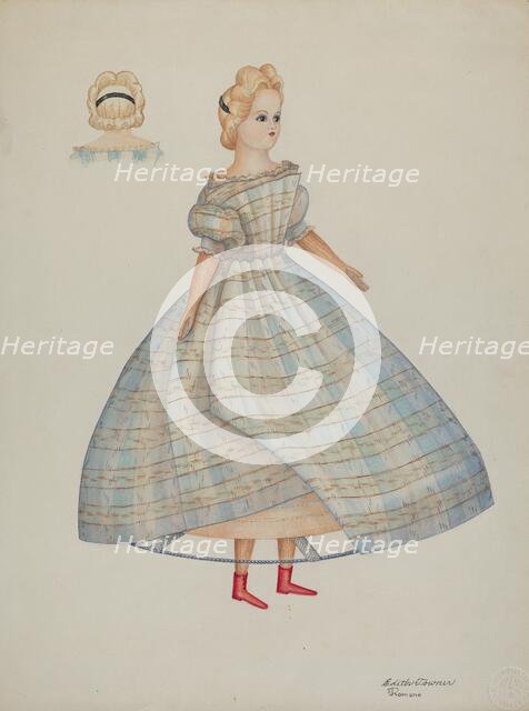 Doll - "Nellie Bates", c. 1937. Creators: Josephine C. Romano, Edith Towner.