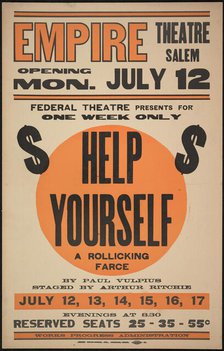 Help Yourself, Salem, MA, 1937. Creator: Unknown.