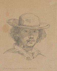 Self-Portrait. Creator: Desboutin, Marcellin Gilbert (1823-1902).