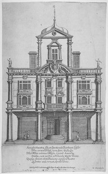 Duke's Theatre, Dorset Gardens, City of London, 1673.                                   Artist: William Sherwin