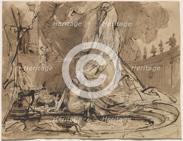 David and Bathsheba, 1825/1828. Creator: Karl Blechen.