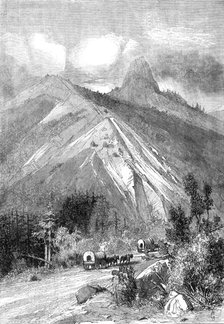 "Picturesque America:" Pilot Knob, Northern California, 1881. Creator: Henry Duff Linton.