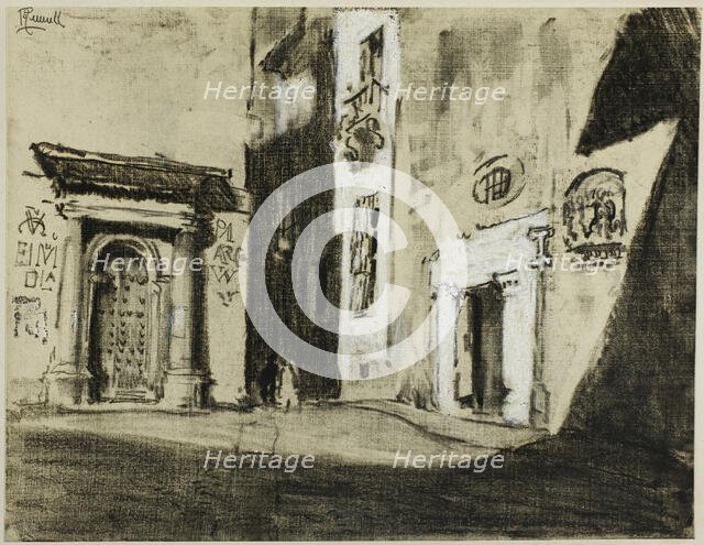 Toledo Streets, c. 1903. Creator: Joseph J Pennell.