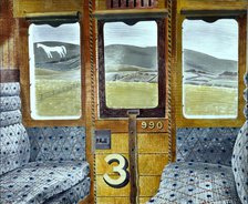 Train Landscape, 1940. Creator: Eric Ravilious.