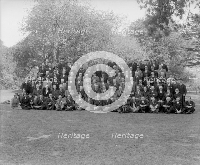 Group portrait, c1935. Creator: Kirk & Sons of Cowes.