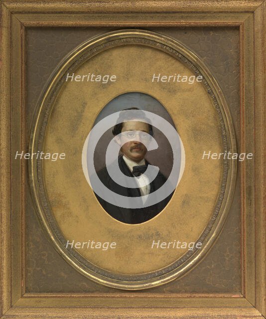 George Linen Self-portrait, (1840s?). Creator: George Linen.