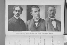 Some noted educators of the colored race; John Wesley Hoffman; Booker T. Washington..., 1902. Creator: Unknown.
