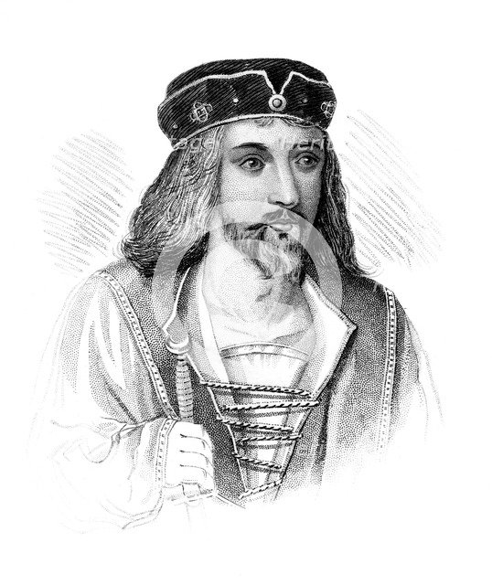 James I, King of Scotland, (c1850). Artist: Unknown