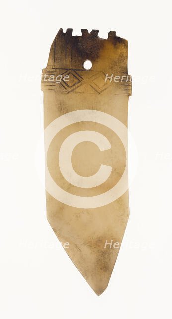 Dagger-Blade (ge), late Shang dynasty to Western Zhou period,  c. 1200-771 B.C. Creator: Unknown.