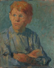 Redheaded boy, c1912. Creator: Elemír Halász-Hradil.
