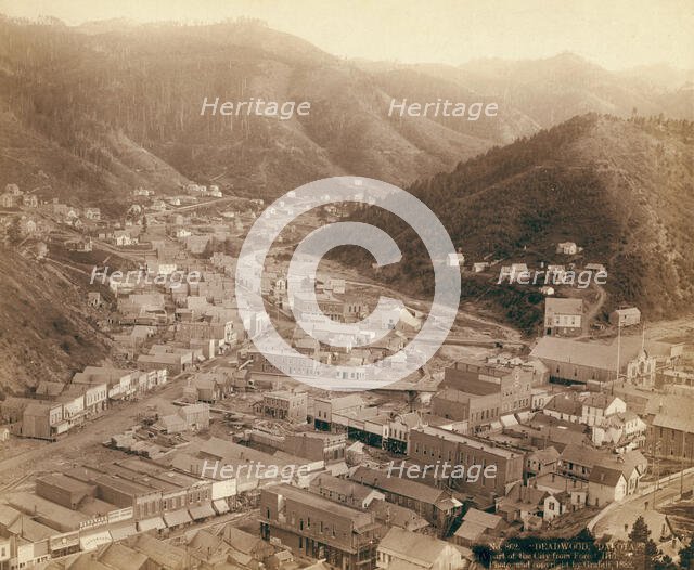Deadwood From Mt Moriah, 1888. Creator: John C. H. Grabill.