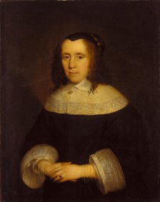 Portrait of a Woman, c1650-1655. Creator: Cornelis Janssens van Ceulen.