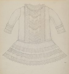 Infant's Dress, c. 1936. Creator: Kathryn Uhl.