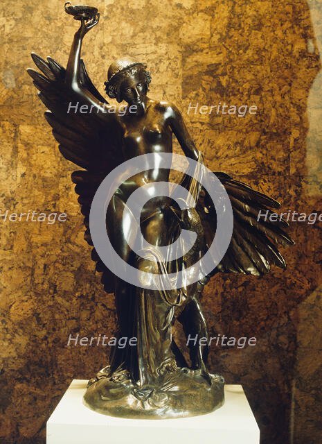 Hebe and the Eagle of Jupiter, modeled c. 1852 (cast c. 1860/80). Creator: Francois Rude.