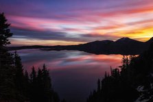 Crater Lake Sunrise. Creator: Joshua Johnston.