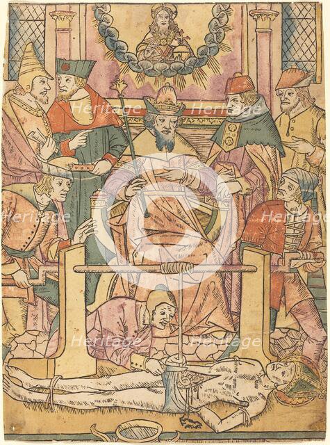 The Martyrdom of Saint Erasmus, 1480/1490. Creator: Unknown.