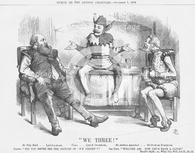 "We Three!", 1884. Creator: Joseph Swain.