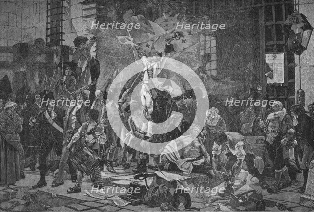 The conquerors of the Bastille, 1789 (1905).  Artist: Unknown.