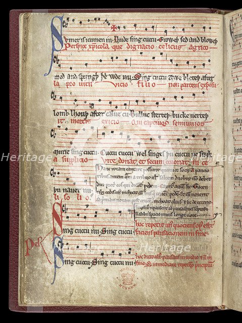 Sumer Is Icumen In, c. 1260-1270. Artist: Anonymous  