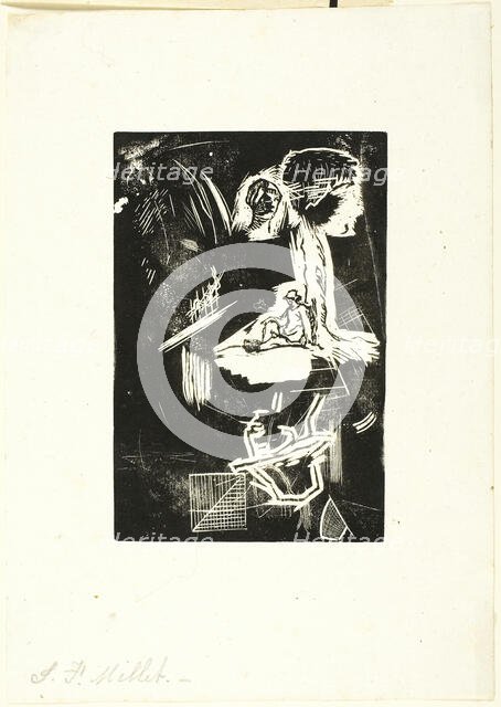 Sketches, after 1863. Creator: Jean Francois Millet.