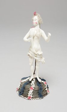 Female Nude, France, 1700/50. Creator: Verres de Nevers.