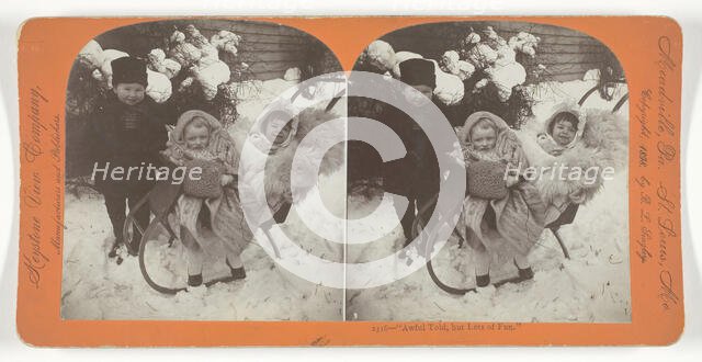Awful Told, but Lots of Fun, 1898. Creator: Keystone View Company.